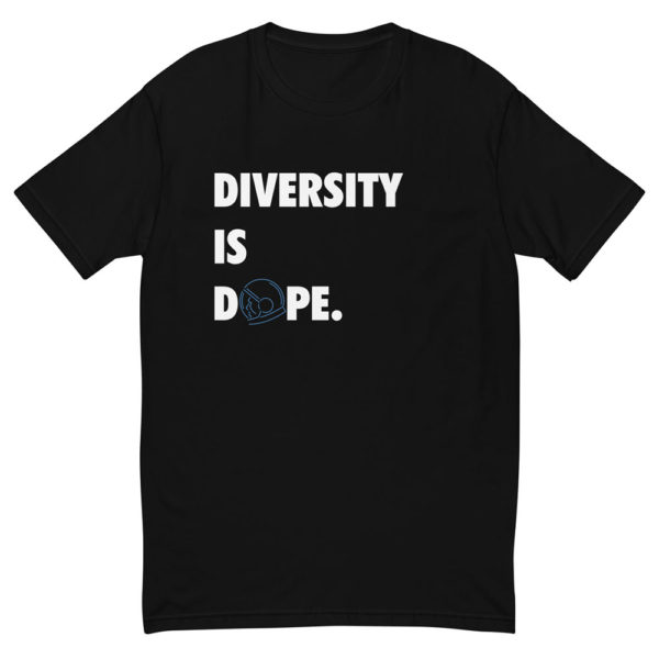 diversity is dope black tee